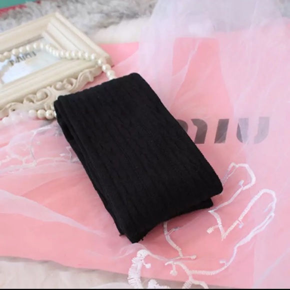 Accessories - New! Black Thigh High Socks